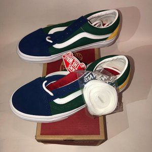 $70 VANS OLD SKOOL "YACHT CLUB" UNISEX MULTI-COLOR SNEAKER SHOE.